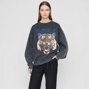 Anine Bing Tiger Sweatshirt Size S